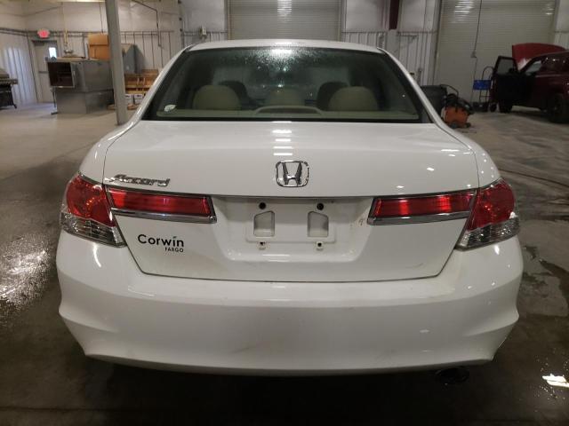 1HGCP2F39CA143972 - 2012 HONDA ACCORD LX WHITE photo 6