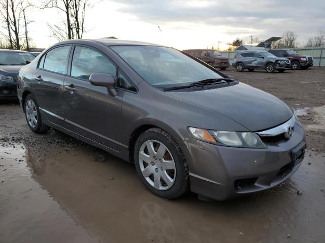 2HGFA1F59AH585191 - 2010 HONDA CIVIC LX GRAY photo 4