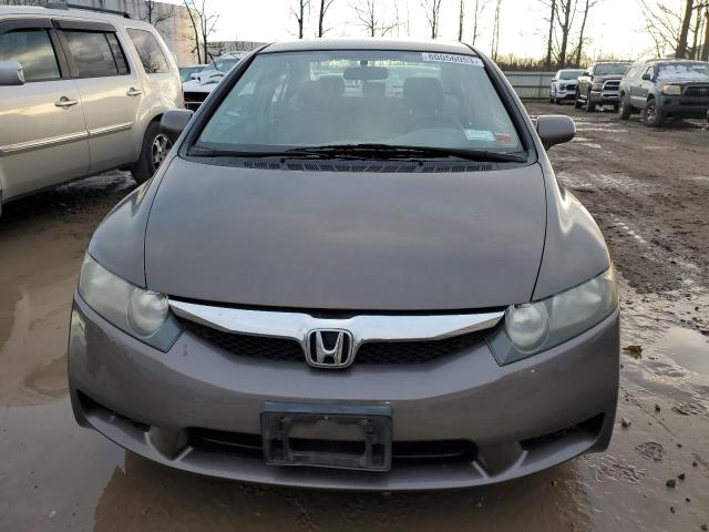 2HGFA1F59AH585191 - 2010 HONDA CIVIC LX GRAY photo 5