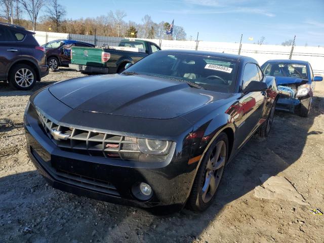 2G1FC1E38D9241254 - 2013 CHEVROLET CAMARO LT BLACK photo 1