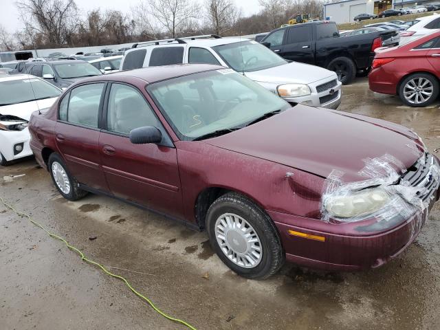 1G1ND52J516192763 - 2001 CHEVROLET MALIBU BURGUNDY photo 4