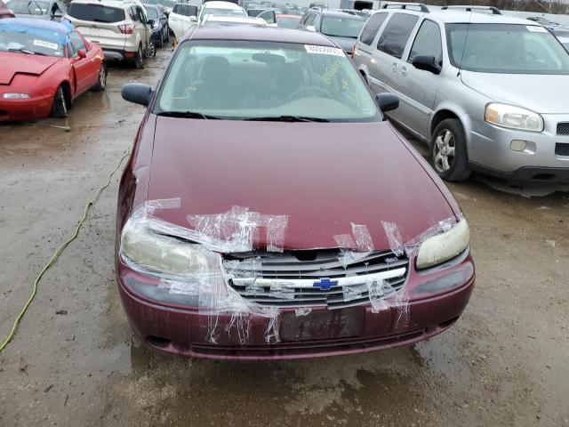 1G1ND52J516192763 - 2001 CHEVROLET MALIBU BURGUNDY photo 5