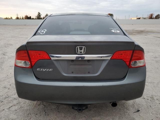 2HGFA16649H324460 - 2009 HONDA CIVIC LX-S Մոխրագույն լուսանկար 6