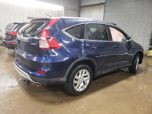 5J6RM4H71GL094591 - 2016 HONDA CR-V EXL BLUE photo 3