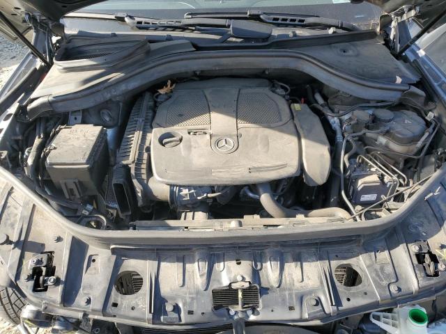 4JGDA5HB9FA592255 - 2015 MERCEDES-BENZ ML 350 4MATIC GRAY photo 12