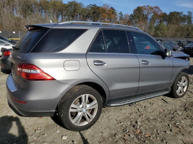 4JGDA5HB9FA592255 - 2015 MERCEDES-BENZ ML 350 4MATIC GRAY photo 3