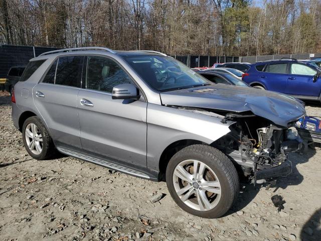 4JGDA5HB9FA592255 - 2015 MERCEDES-BENZ ML 350 4MATIC GRAY photo 4