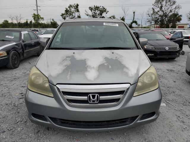 5FNRL387X7B035125 - 2007 HONDA ODYSSEY EXL TURQUOISE photo 5