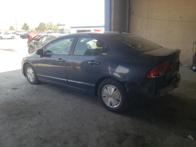 JHMFA36276S022820 - 2006 HONDA CIVIC HYBRID BLUE photo 2