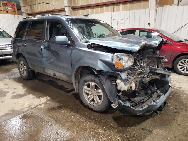 2HKYF18535H571290 - 2005 HONDA PILOT EXL TEAL photo 4