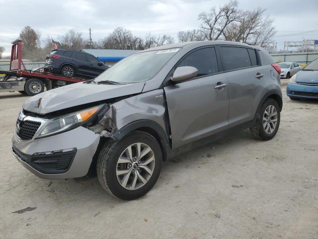 KNDPBCAC8F7739135 - 2015 KIA SPORTAGE LX SILVER photo 1