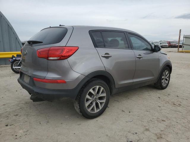 KNDPBCAC8F7739135 - 2015 KIA SPORTAGE LX SILVER photo 3