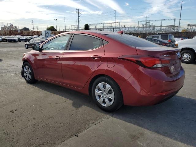 5NPDH4AE7GH746647 - 2016 HYUNDAI ELANTRA SE RED photo 2