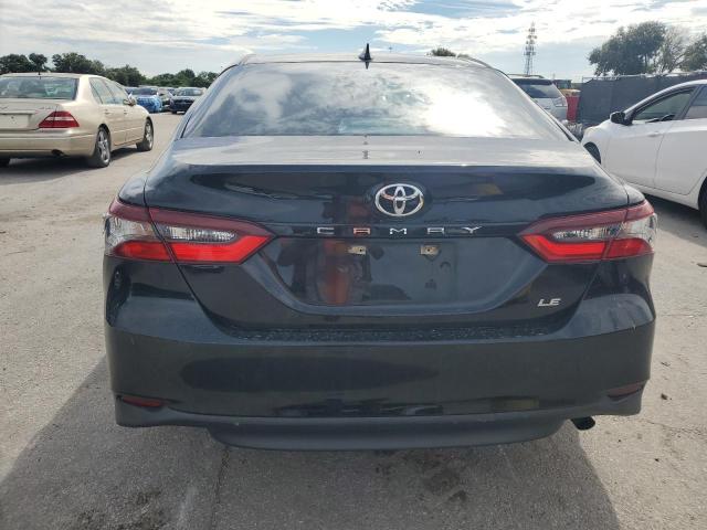 4T1C11AK1MU577727 - 2021 TOYOTA CAMRY LE BLACK photo 6