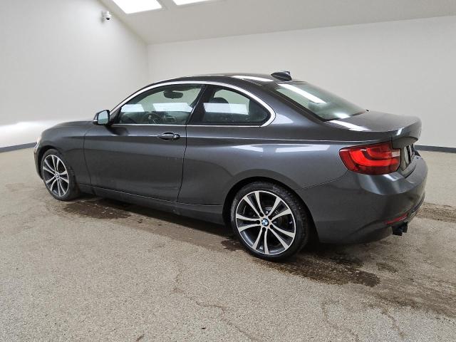 WBA1F9C56GV545953 - 2016 BMW 228 I SULEV GRAY photo 2