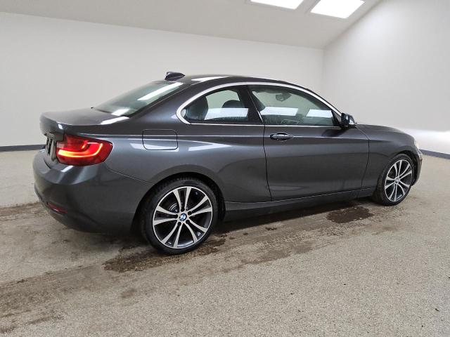 WBA1F9C56GV545953 - 2016 BMW 228 I SULEV GRAY photo 3