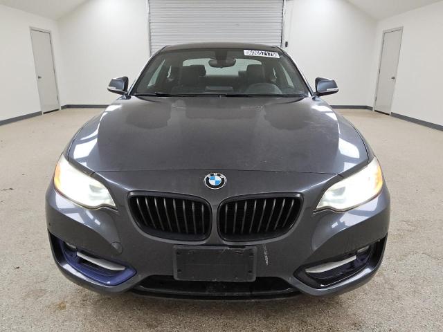 WBA1F9C56GV545953 - 2016 BMW 228 I SULEV GRAY photo 5