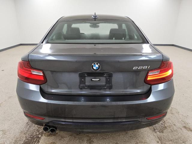 WBA1F9C56GV545953 - 2016 BMW 228 I SULEV GRAY photo 6