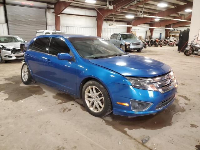 3FAHP0JG1CR351942 - 2012 FORD FUSION SEL BLUE photo 4