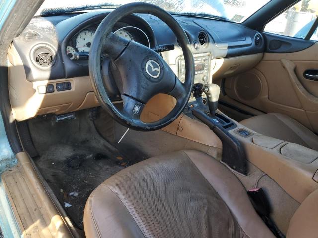 JM1NB353220227360 - 2002 MAZDA MX-5 MIATA BASE BLUE photo 8