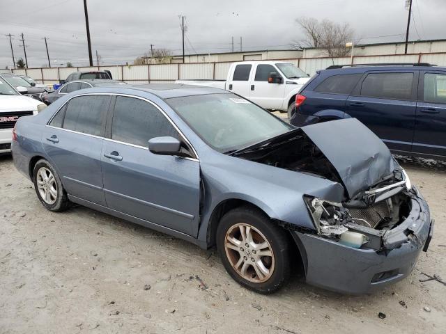 1HGCM56867A082141 - 2007 HONDA ACCORD EX BLUE photo 4