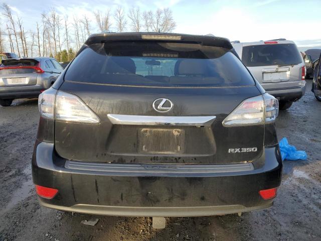 2T2BK1BA7CC123590 - 2012 LEXUS RX 350 BLACK photo 6