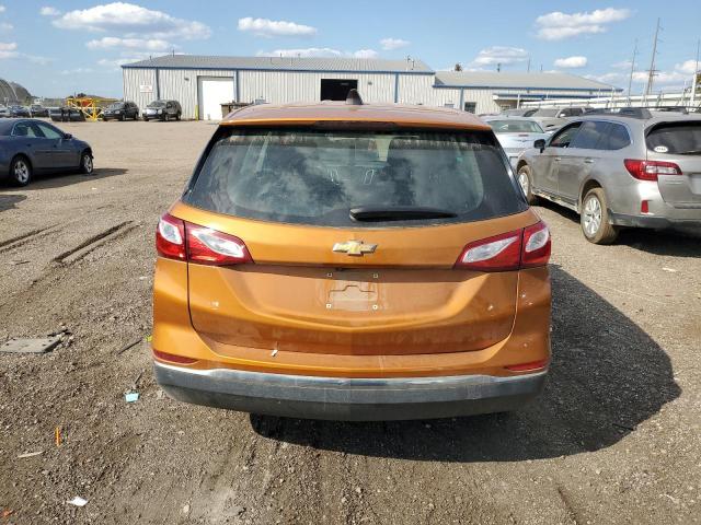 2GNAXREV2J6129432 - 2018 CHEVROLET EQUINOX LS ORANGE photo 6