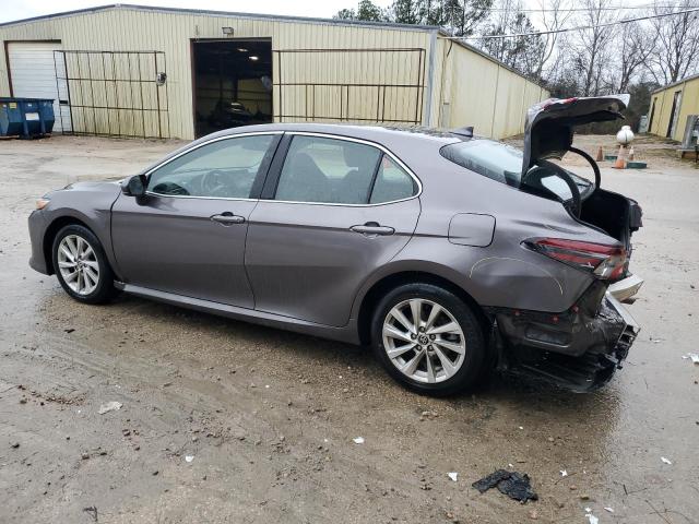 4T1C11AK6MU468227 - 2021 TOYOTA CAMRY LE CHARCOAL photo 2