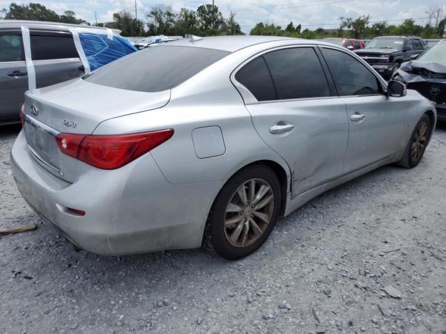 JN1BV7AP5FM334835 - 2015 INFINITI Q50 BASE Gümüş foto 3