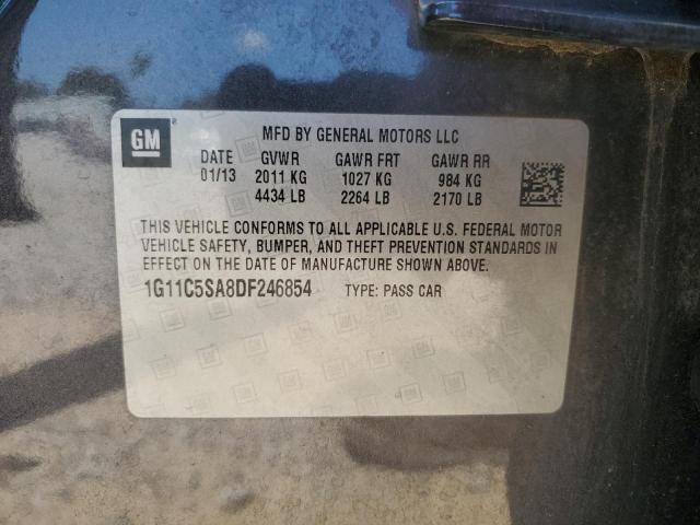 1G11C5SA8DF246854 - 2013 CHEVROLET MALIBU 1LT 石墨色 照片 12