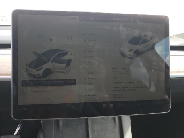 7SAYGAEEXPF894323 - 2023 TESLA MODEL Y 白色 照片 9