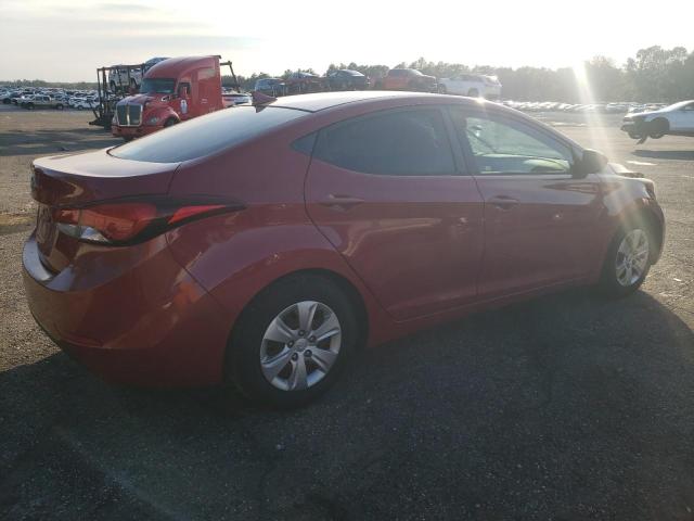 KMHDH4AE1GU478535 - 2016 HYUNDAI ELANTRA SE RED photo 3