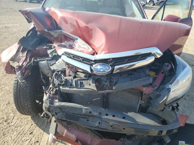 JF2SJAEC1HH500066 - 2017 SUBARU FORESTER 2.5I PREMIUM წითელი ფოტო 12