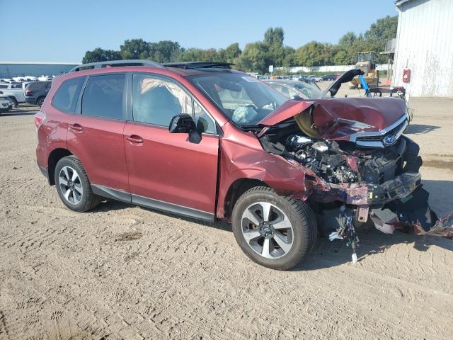 JF2SJAEC1HH500066 - 2017 SUBARU FORESTER 2.5I PREMIUM წითელი ფოტო 4