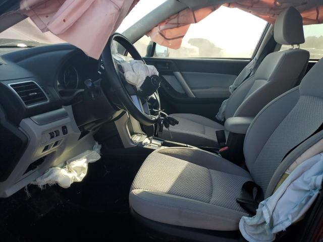 JF2SJAEC1HH500066 - 2017 SUBARU FORESTER 2.5I PREMIUM წითელი ფოტო 7