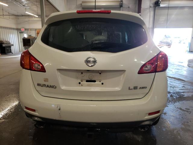 JN8AZ18W99W122539 - 2009 NISSAN MURANO S WHITE photo 6