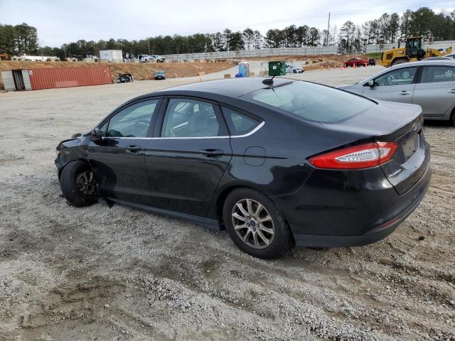 3FA6P0G74FR218353 - 2015 FORD FUSION S BLACK photo 2