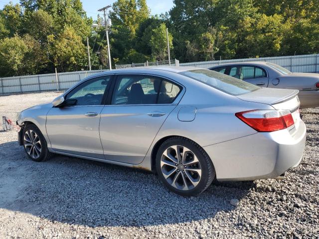 1HGCR2F50DA263429 - 2013 HONDA ACCORD SPORT SILVER photo 2