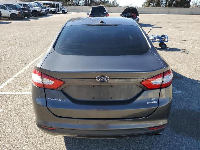 3FA6P0HD7FR115187 - 2015 FORD FUSION SE GRAY photo 6