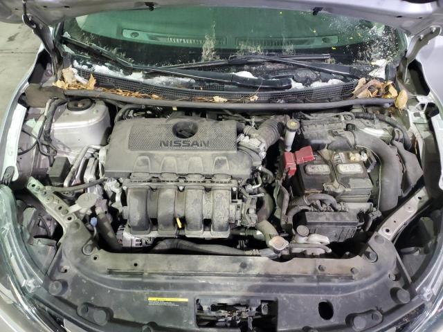 3N1AB7AP1KY314822 - 2019 NISSAN SENTRA S SILVER photo 11