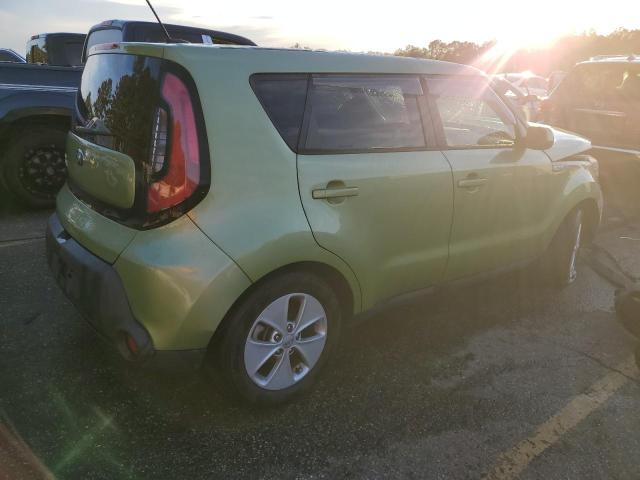 KNDJN2A25F7800276 - 2015 KIA SOUL GREEN photo 3