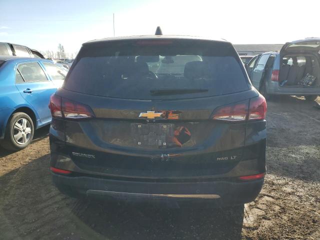 3GNAXUEV1NL299365 - 2022 CHEVROLET EQUINOX LT BLACK photo 6