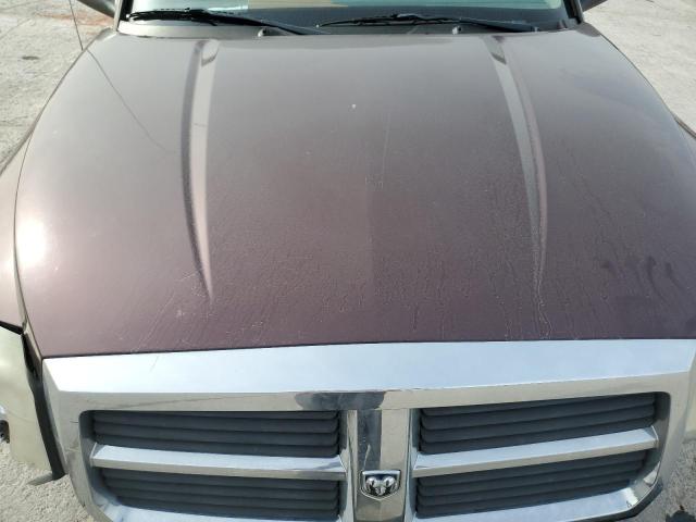 1D7HW48N15S316680 - 2005 DODGE DAKOTA QUAD SLT MAROON photo 11