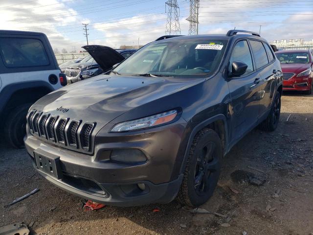 1C4PJMCS2FW727744 - 2015 JEEP CHEROKEE LATITUDE GRAY photo 1