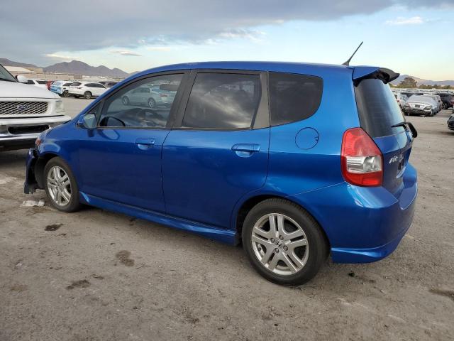 JHMGD38697S018037 - 2007 HONDA FIT S BLUE photo 2