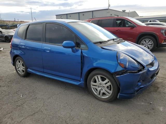 JHMGD38697S018037 - 2007 HONDA FIT S BLUE photo 4