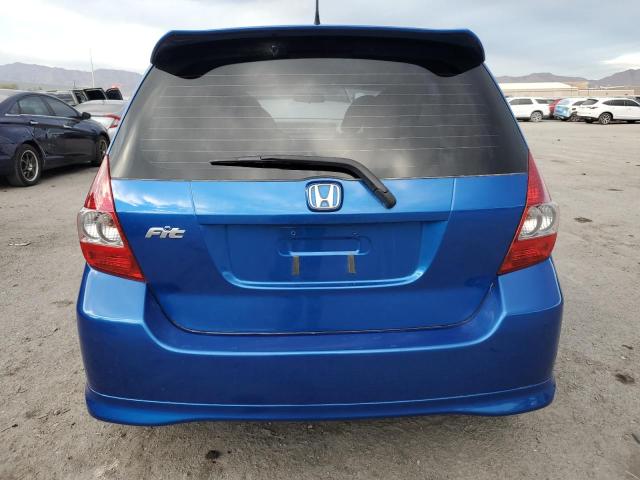 JHMGD38697S018037 - 2007 HONDA FIT S BLUE photo 6