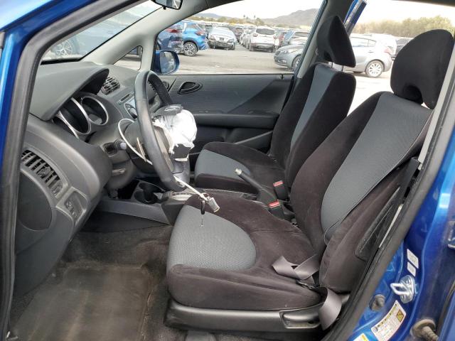JHMGD38697S018037 - 2007 HONDA FIT S BLUE photo 7
