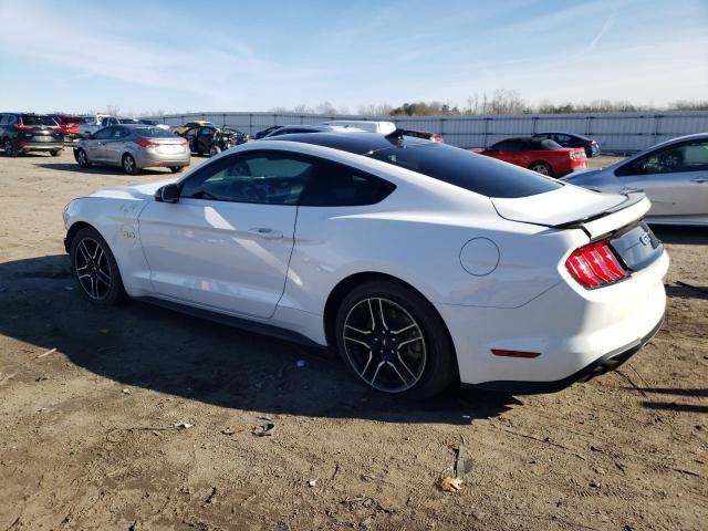 1FA6P8CF7M5138587 - 2021 FORD MUSTANG GT WHITE photo 2