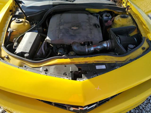 2G1FC1E34D9237900 - 2013 CHEVROLET CAMARO LT YELLOW photo 11